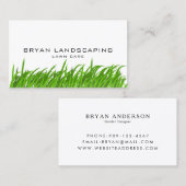 Moderne gazonverzorging - Landscaping Grass Visitekaartje (Voorkant / Achterkant)