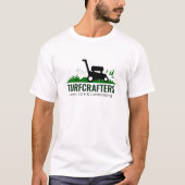 Moderne Gazonverzorging Landschapsarchitectuur Maa T-shirt (Voorkant)