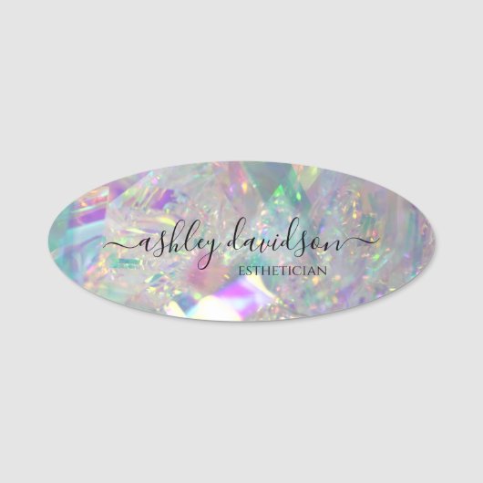 Moderne geavanceerde bedrijfsnaam tag (Voorkant)