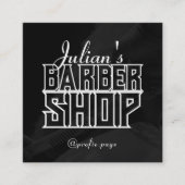 Moderne, geavanceerde elegant vierkante visitekaartje (Voorkant)