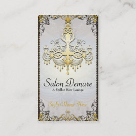 Moderne, geavanceerde Gold Designer Salon Afsprakenkaartje