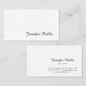 Moderne, geavanceerde handgeschreven script gestro visitekaartje (Voorkant / Achterkant)