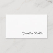 Moderne, geavanceerde handgeschreven script gestro visitekaartje (Voorkant)