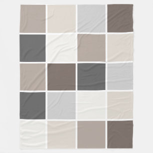 Moderne, geavanceerde, harmonische designkleuren fleece deken