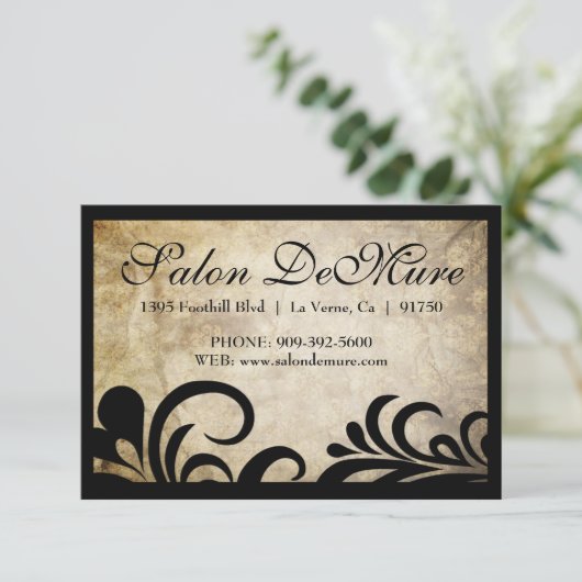 Moderne, geavanceerde Salon Cadeaubonnen (Staand voorkant)