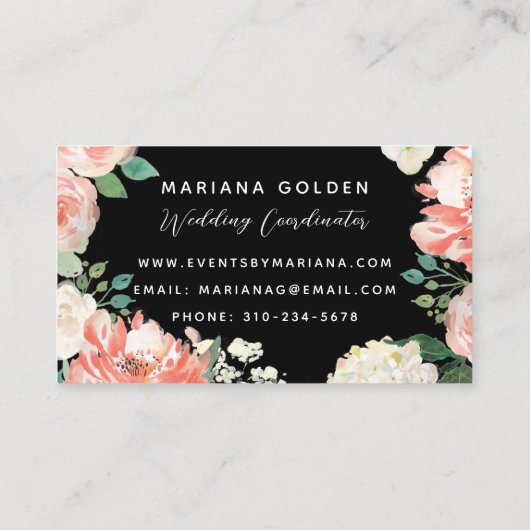 Moderne, geavanceerde Waterverf Visitekaartje (Achterkant)