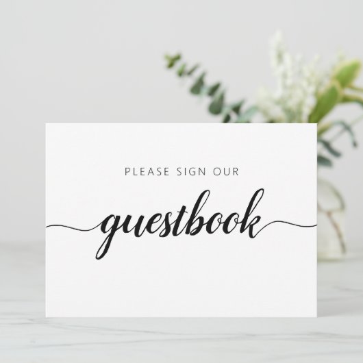 Moderne gebarenteken voor calligrafie (Staand voorkant)