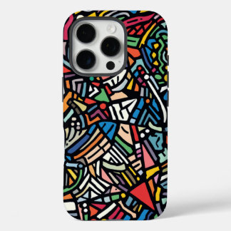 Moderne Gebloemde abstract iPhone 16 Pro Hoesje