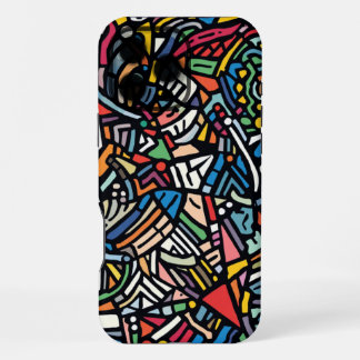 Moderne Gebloemde abstract iPhone 16 Pro Max Hoesje