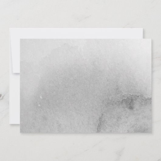 Moderne Geboorte Aankondiging 3 Foto's Collage Kaa (Achterkant)