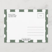 MODERNE Geboorteaankondiging Aankondigingskaart (Achterkant)