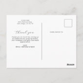 Moderne geboorteaankondiging met meerdere foto's i briefkaart (Achterkant)