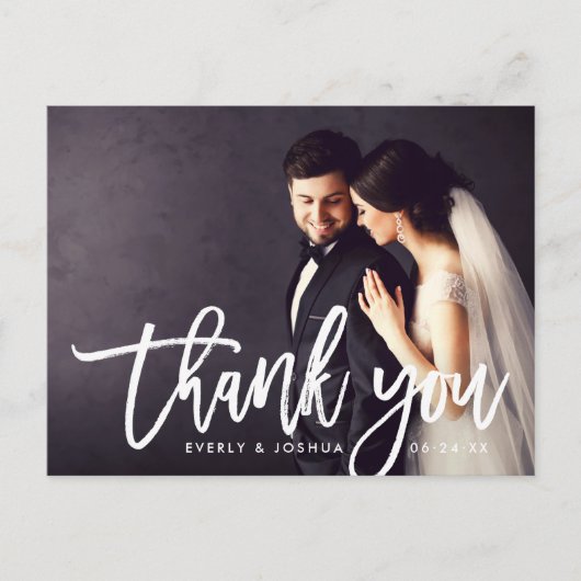 Moderne, geborstelde de Foto van het Bouw van het  Briefkaart (Voorkant)