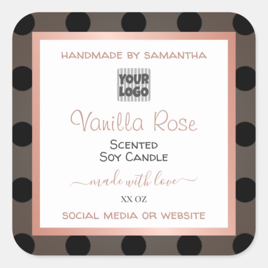 Moderne gebotteerde etiketten voor productverpakki (Voorkant)