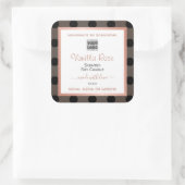 Moderne gebotteerde etiketten voor productverpakki (Tas)