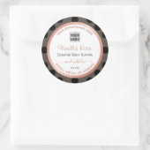 Moderne gebotteerde etiketten voor productverpakki (Tas)