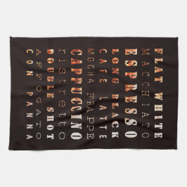 Moderne gebottentypen theedoek