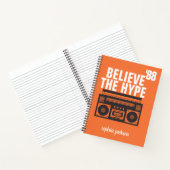 Moderne gebruiken geloven de hype naam zwart wit notitieboek (Binnen)