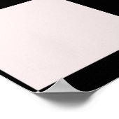 Moderne gecheckte rolschaatscans voor meisjes poster (Hoek)