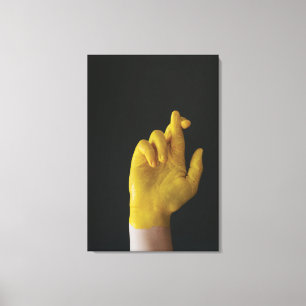 Moderne Gedempte Saliegroen Geometrische Abstracte Canvas Afdruk