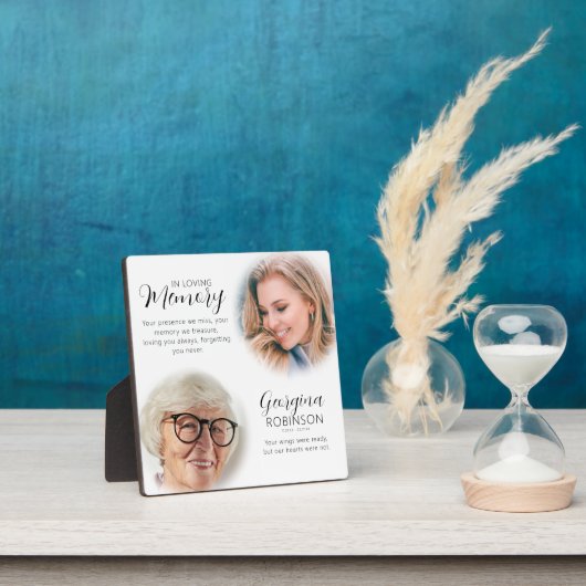 Moderne gedenkplaats Voor & Na Foto Fotoplaat (Insitu)