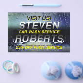 Moderne gedurfde creatieve carwash flyer (Enkel)