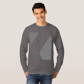 Moderne, gedurfde, eenvoudige, trendy, stedelijke  t-shirt (Voorkant volledig)