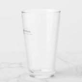 Moderne gedurfde en minimalistische bruiloft glas (Links)