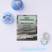 Moderne, gedurfde gym geïnspireerd flyer (Enkel)