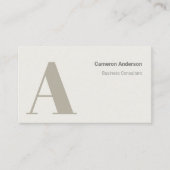 Moderne gedurfde minimale professional visitekaartje (Voorkant)