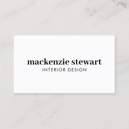 Moderne gedurfde professionele QR-code Visitekaartje (Voorkant)