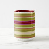 Moderne gedurfde strepen mok (Midden)