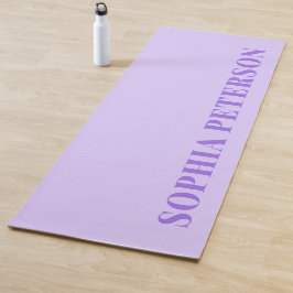 Moderne gedurfde typografie Lila minimalistisch ge Yogamat