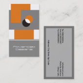 Moderne gedurfde Visitekaartjes. Visitekaartje (Voorkant / Achterkant)