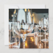 Moderne, gedurfde Voorraad de Bar Couples Douche Kaart (Achterkant)