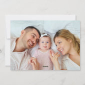 Moderne gedurfde wensen | Kerstmis twee foto blij Feestdagenkaart (Achterkant)