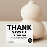 Moderne, gedurfde zwarte en witte orde bedankt<br><div class="desc">Dank u wel de moderne,  gedurfde zwarte en witte zakelijke orde. Voeg je sociale media toe. Met een koele gewaagde manuscriptdoopvont,  zijn alle kleuren editable,  voeg uw logo toe.</div>