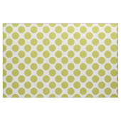 Moderne geel groen en wit grote stippen stof (Fat Quarter)