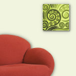 Moderne, geel-groene, gladde, gladde rillerafdruk canvas afdruk<br><div class="desc">Een moderne geel-groene varenbladkrul canvas print is onderdeel van het Fern Frond Curl Pattern - Home Decor en Quad & Set van Four Wall Art en Sierkussennen collectie. Bewerk de vulkleur 📧 informeer naar een aangepast ontwerp beatecisse@kbmd3signs.com 🌐Bezoek voor tips en ideeën over kleur, kleurenpaletten, stemmingsborden, kunst en decor, www.KBMD3signs.com...</div>
