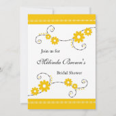 Moderne geel Vrijgezellenfeest   Kaart (Achterkant)