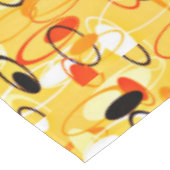 Moderne geel & zwart abstracte stijl tafelkleed (Gekanteld)
