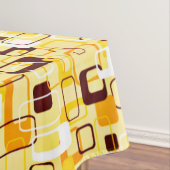 Moderne geel & zwart abstracte stijl tafelkleed (Voorbeeld)