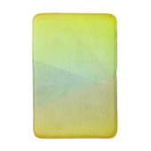 Moderne geelgeometrische gradatie badmat (Voorkant Verticaal)