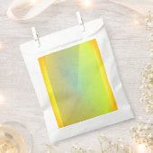 Moderne geelgeometrische gradatie bedankzakje (Geknipt)