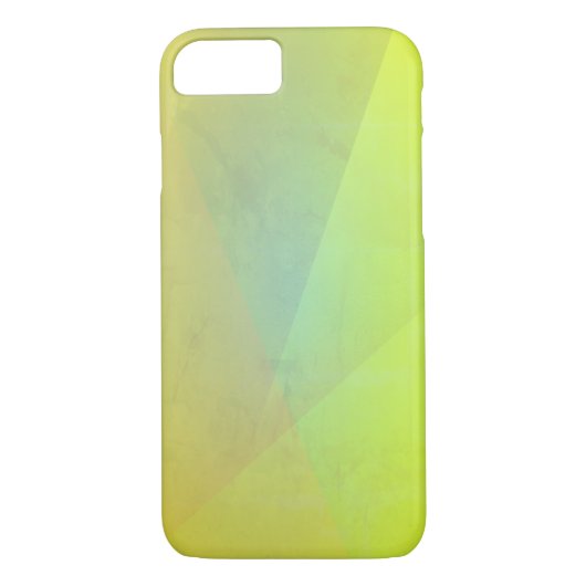 Moderne geelgeometrische gradatie Case-Mate iPhone case (Achterkant)