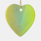 Moderne geelgeometrische gradatie keramisch ornament (Rechts)