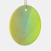 Moderne geelgeometrische gradatie keramisch ornament (Rechts)