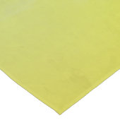 Moderne geelgeometrische gradatie korte tafelloper (Hoek)