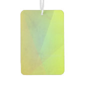 Moderne geelgeometrische gradatie luchtverfrisser (Achterkant)