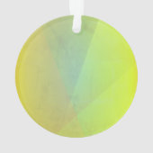 Moderne geelgeometrische gradatie ornament (achterkant)